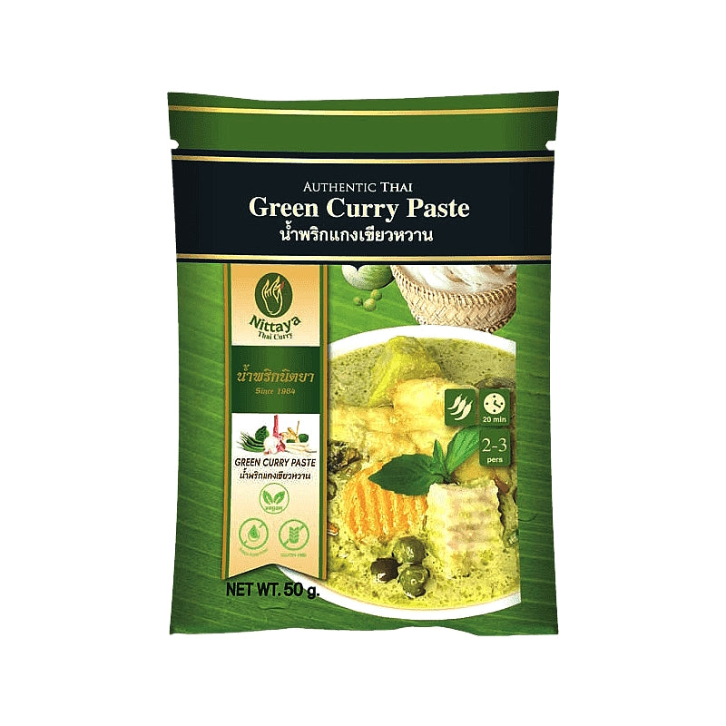 VEGAN Green Curry Paste 50g – NITTAYA