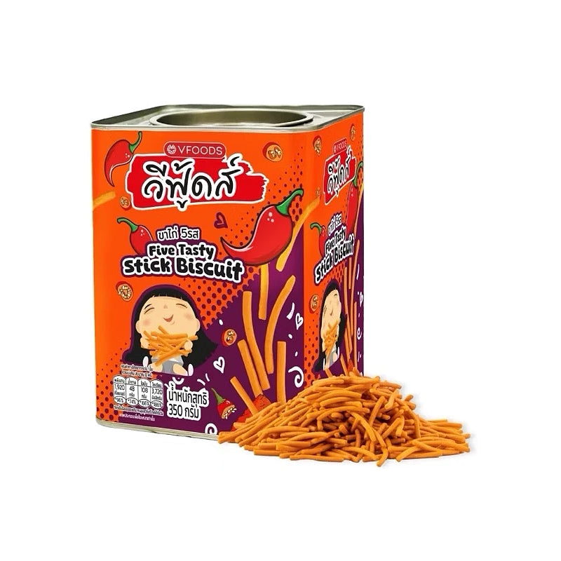 Biscuit Sticks – 5-Taste Flavour 350g – V-FOODS