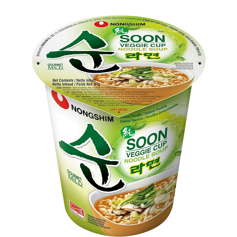 SOON Veggie Ramyun CUP - NONG SHIM