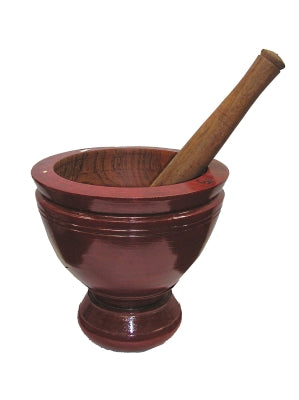 Large Wooden Mortar & Pestle (12 inch Diameter)