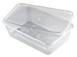 Plastic Food Containers/Lids 650ml (pack of 25)