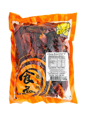 Dried Red Chilli (large) 100g - CHANG