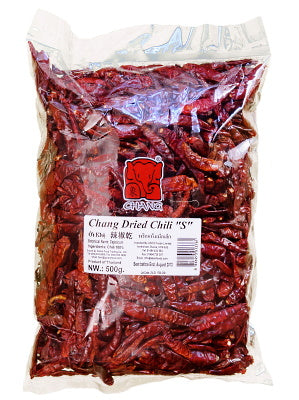 Dried Chilli - Small 500g - CHANG