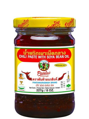 Chilli Paste with Soya Bean Oil (Medium Hot) 227g - PANTAI