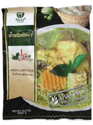 VEGETARIAN Green Curry Paste 1kg – NITTAYA