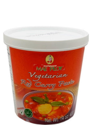 VEGETARIAN Red Curry Paste 400g – MAE PLOY