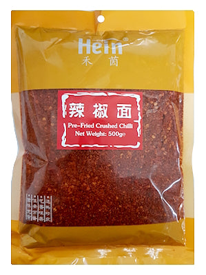 Pre-Fried Crushed Chilli 500g – HEIN