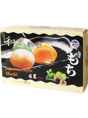 Japanese Style Mochi – Fruit (Plum, Pomelo & Passion Fruit) Flavour 180g (box) – SUN WAVE