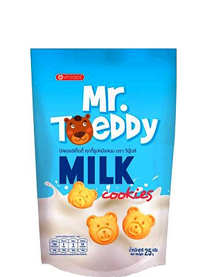 MR TEDDY Milk Cookies 25g – V-FOODS