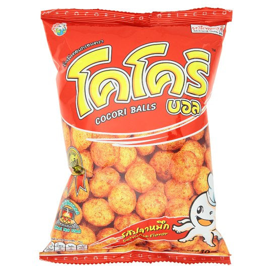 Baked Corn & Rice Snack - Cuttlefish Flavour - COCORI