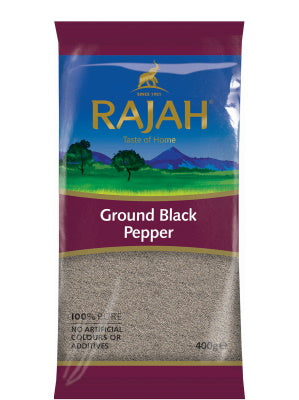 Ground Black Pepper 400g - RAJAH