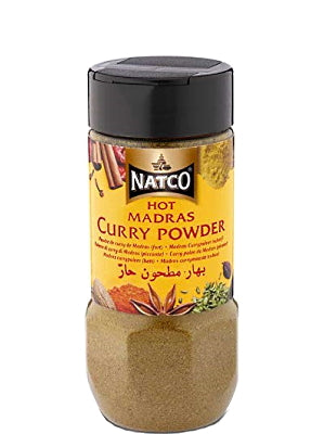 Hot Madras Curry Powder 100g - NATCO