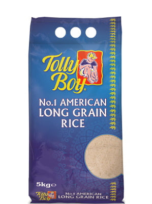 No.1 American Long Grain Rice 5kg - TOLLY BOY