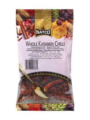 Whole Kashmiri Chillies 80g - NATCO