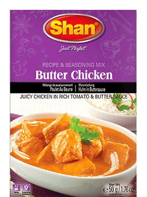 BUTTER CHICKEN Recipe & Seasoning Mix - SHAN