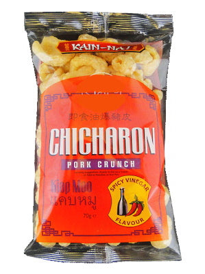 Chicharon (Fried Pork Rind) – Spicy Vinegar Flavour - KAIN-NA