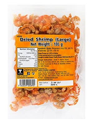 Dried Shrimp (large) 100g – ASEAN SEAS