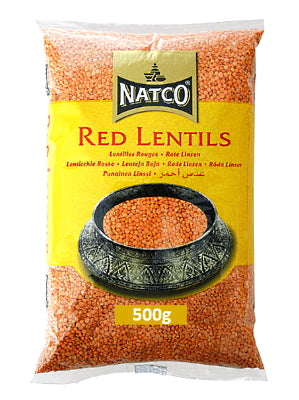 Red Lentils 500g - NATCO