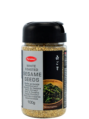 White Roasted Sesame Seeds 100g - YUTAKA