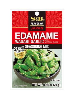 EDAMAME Seasoning Mix - Wasabi Garlic Flavour - S&B