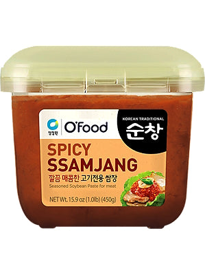 SPICY Seasoned Bean Paste Dip (Ssamjang) 450g - O'FOOD