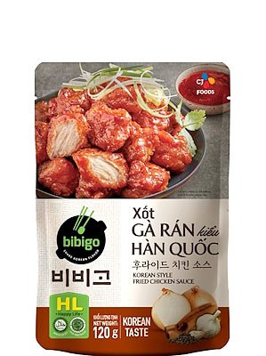 Korean-style Fried Chicken Sauce - Sweet & Mild 120g - BIBIGO