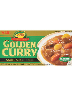 Golden Curry (Med) 220g - S&B