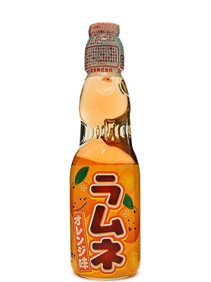 RAMUNE Carbonated Soft Drink - Orange Flavour - HATA