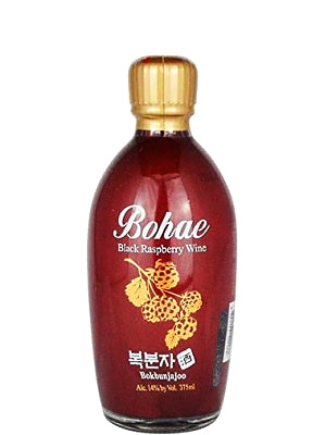 Korean Black Raspberry Wine 375ml - BOHAE