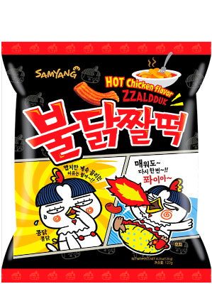 ZZALDDUK Hot Chilli Flavour Snack - SAMYANG