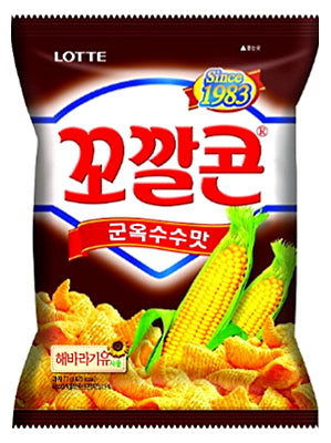 KOKAL Corn Snack - Grilled Corn Flavour 72g - LOTTE