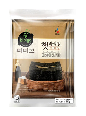 Roasted Seasoned Korean Seaweed Snack 10x4g - BIBIGO