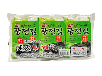 Seaweed Snacks - Original 3x4g - TAEPOONG