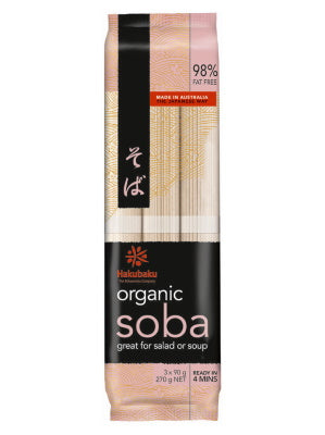 Organic Soba Noodles - HAKUBAKU