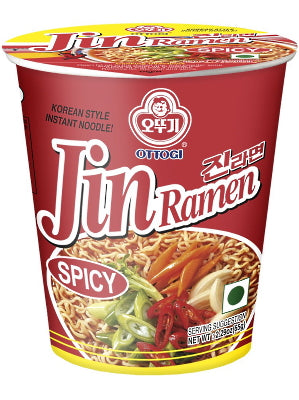 JIN (cup) Ramen - Spicy - OTTOGI