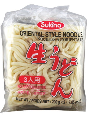 Instant Japanese Fresh Udon 3x200g - SUKINA