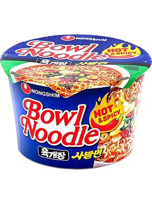 BOWL Noodle - Hot & Spicy Flavour 100g - NONG SHIM