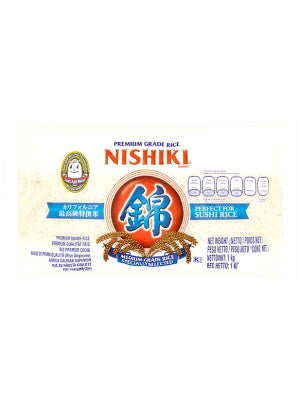 U.S. No.1 Extra Fancy Premium Grade Sushi Rice (Med. Grain) 1kg - NISHIKI