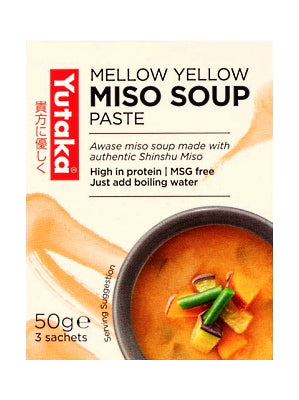 Mellow Yellow Miso Soup Concentrate (Awase) 3 sachets - YUTAKA