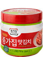 Korean Mat (Cut Leaf) Kimchi 750g (jar) - CHONGGA