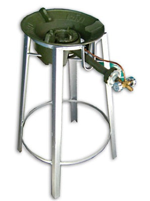 Gas Burner STAND (burner not included) - 68cm (h) x 25cm ([top]d)