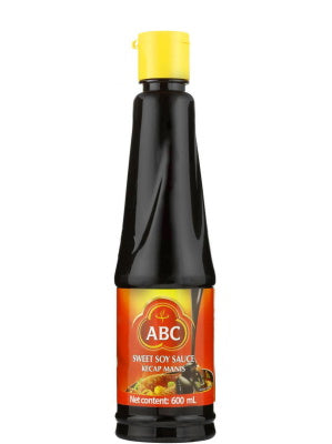 Indonesian Sweet Soy Sauce (Kecap Manis) 600ml (plastic bottle) - ABC