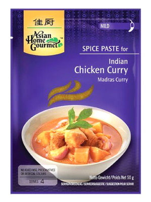 Indian (Madras) Chicken Curry Spice Paste - ASIAN HOME GOURMET
