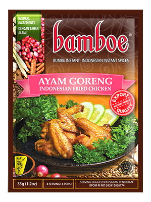 Ayam Goreng (Indonesian Fried Chicken) Paste - BAMBOE