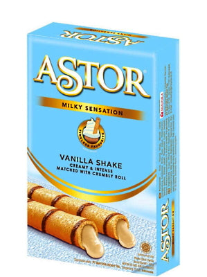 ASTOR Filled Wafer Roll - Vanilla 40g - MAYORA