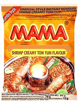 Instant Noodles - Shrimp Creamy Tom Yum Flavour (Jumbo Pack) - MAMA