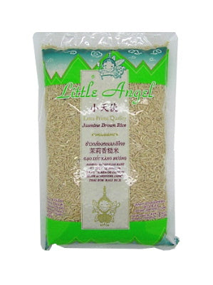 Thai Brown Jasmine Rice 1kg - LITTLE ANGEL