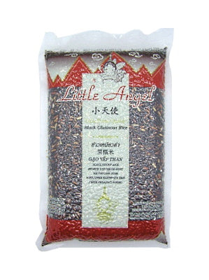 Thai Black Glutinous Rice 1kg - LITTLE ANGEL