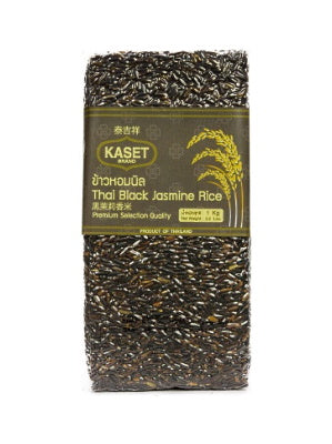 Thai Black Jasmine Rice 1kg - KASET