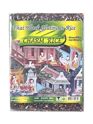 Thai Black Glutinous Rice 1kg – CHARM